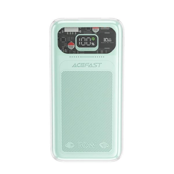 PowerBank 1000mah dzirkstošā sērija Ātra uzlāde 30W zaļā krāsā