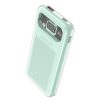 PowerBank 1000mah dzirkstošā sērija Ātra uzlāde 30W zaļā krāsā