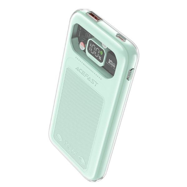 PowerBank 1000mah dzirkstošā sērija Ātra uzlāde 30W zaļā krāsā