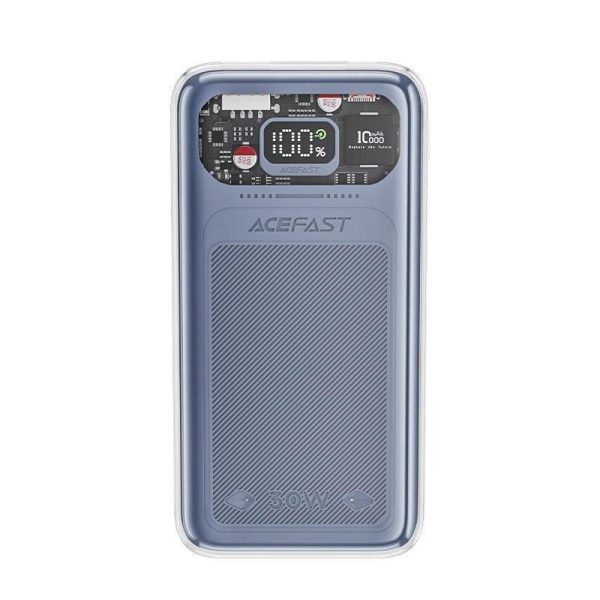 PowerBank 1000mah dzirkstošā sērija Ātra uzlāde 30W pelēkā krāsā