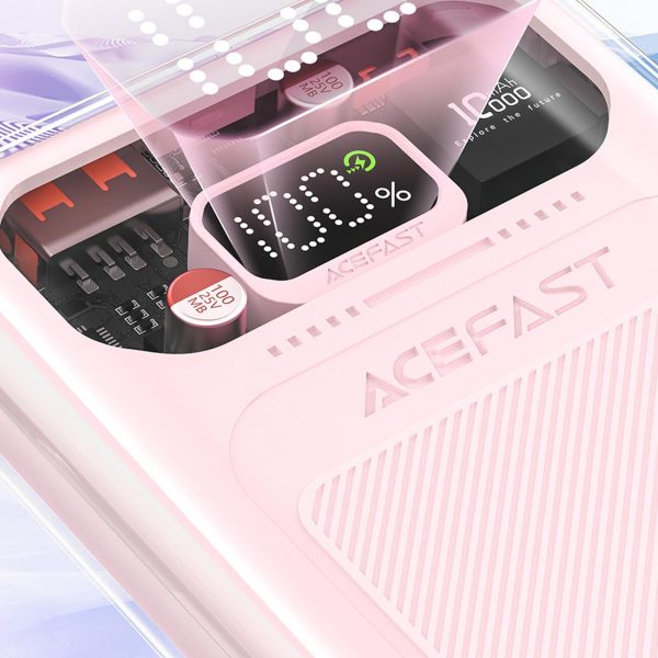 PowerBank 1000mah dzirkstošā sērija Ātra uzlāde 30W pelēkā krāsā
