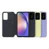 Lieta ar atloku loga portfeļa Galaxy A54 5G Smart View Wallet Black
