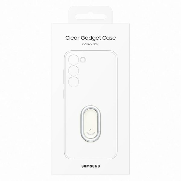 Gadījuma segums ar Samsung Galaxy S23+ Clear sīkrīku Caurspīdīgais