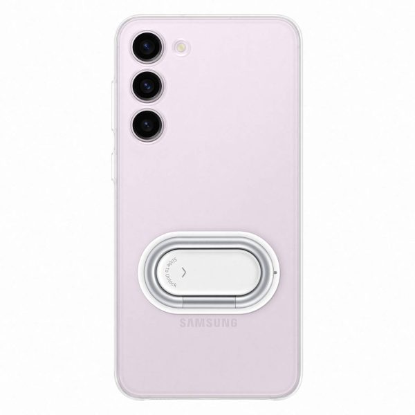 Gadījuma segums ar Samsung Galaxy S23+ Clear sīkrīku Caurspīdīgais