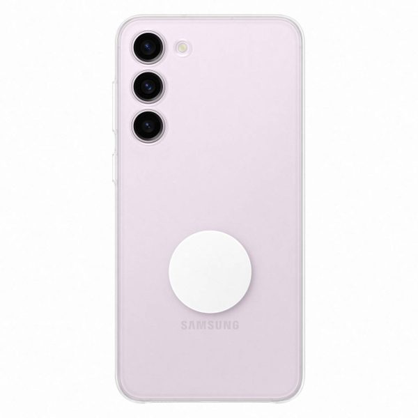 Gadījuma segums ar Samsung Galaxy S23+ Clear sīkrīku Caurspīdīgais