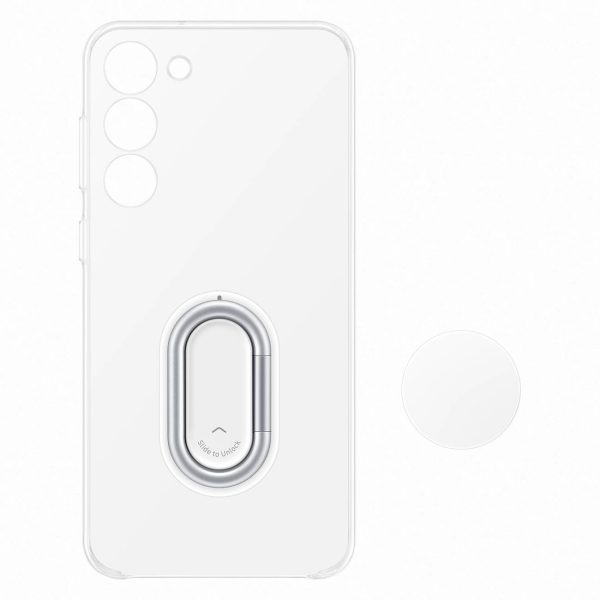 Gadījuma segums ar Samsung Galaxy S23+ Clear sīkrīku Caurspīdīgais