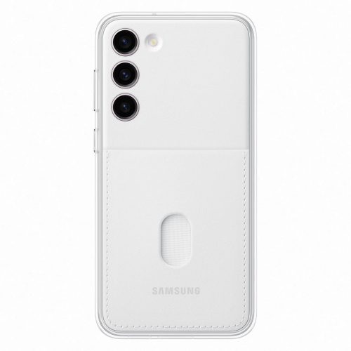 Gadījuma korpuss ar nomaināmām mugurām Samsung Galaxy S23+ rāmja pārsega balts