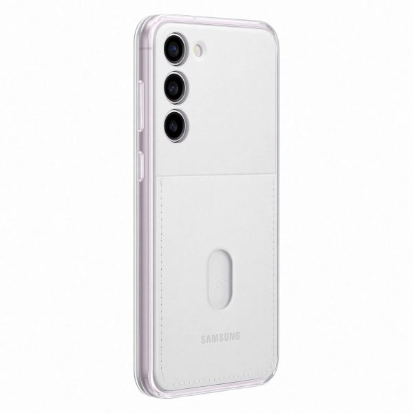 Gadījuma korpuss ar nomaināmām mugurām Samsung Galaxy S23+ rāmja pārsega balts