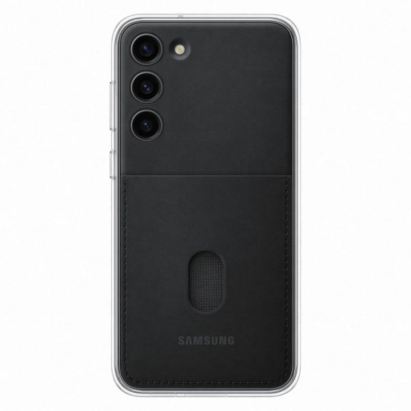 Gadījuma korpuss ar nomaināmām mugurām Samsung Galaxy S23+ rāmja vāks melns