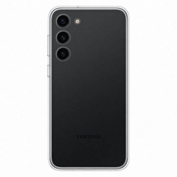 Gadījuma korpuss ar nomaināmām mugurām Samsung Galaxy S23+ rāmja vāks melns