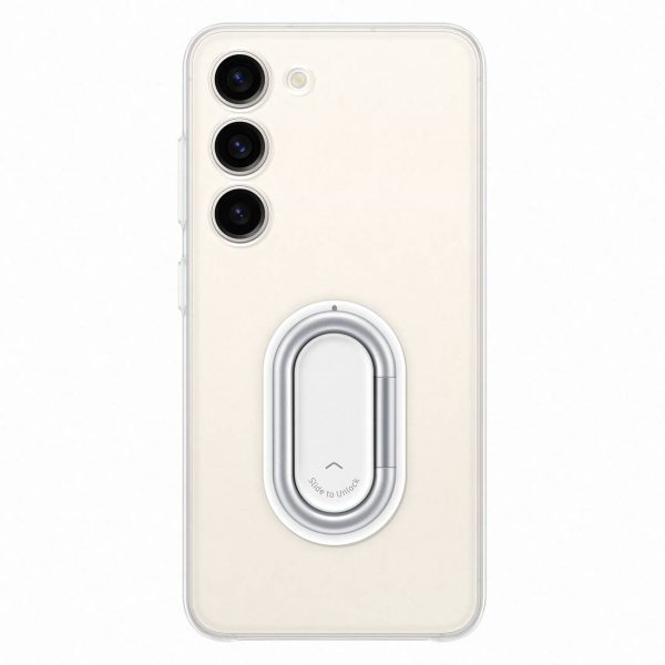 Gadījuma lieta ar Samsung Galaxy S23 Clear sīkrīka gadījumu caurspīdīga