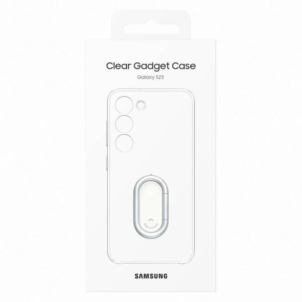 Gadījuma lieta ar Samsung Galaxy S23 Clear sīkrīka gadījumu caurspīdīga