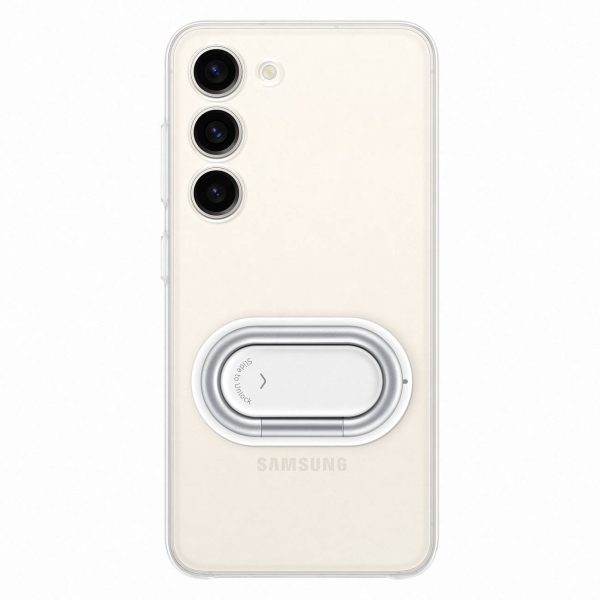 Gadījuma lieta ar Samsung Galaxy S23 Clear sīkrīka gadījumu caurspīdīga