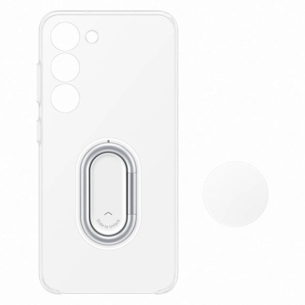 Gadījuma lieta ar Samsung Galaxy S23 Clear sīkrīka gadījumu caurspīdīga