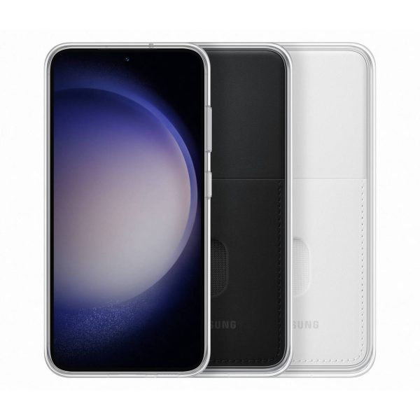 Gadījuma korpuss ar nomaināmām mugurām Samsung Galaxy S23 rāmja vāks balts