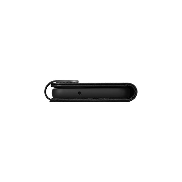 Ādas korpusa korpusa portfelis Samsung Galaxy S23+ seifa korpusam melns