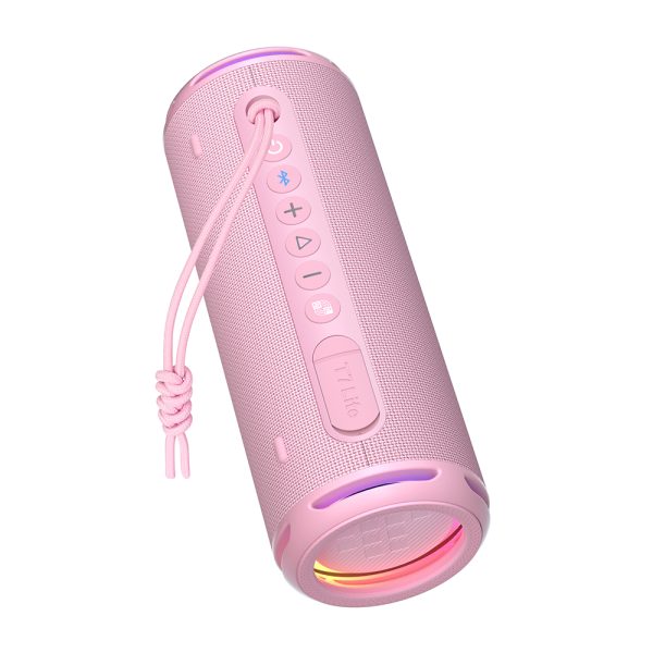 Tronsmart T7 Lite SBC EQ LED 24W rozā bezvadu skaļrunis