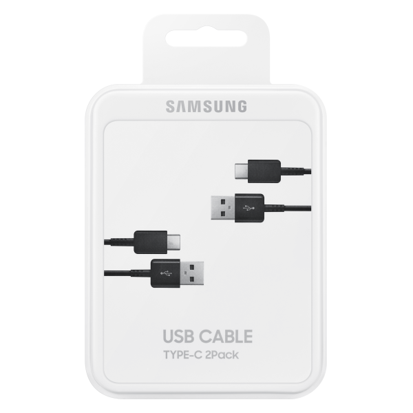 2 x Samsung USB kabeļa kabelis - USB -C 480MB/s 5a 1,5m melns komplekts 2 gab