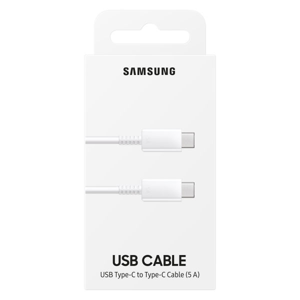 Samsung USB-C 480MB/s 5a 1m balts kabeļa kabelis