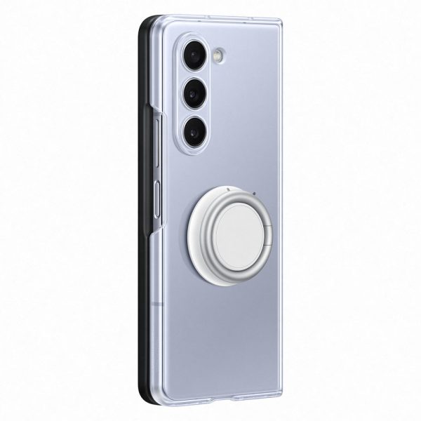 Silikona korpuss Samsung galaktikai ar salocītu 5 sīkrīka gadījumu caurspīdīgu