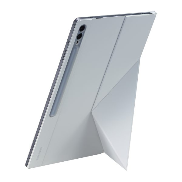 Lieta ar atloku un statīvu Samsung Galaxy Tab S9 Ultra Smart Book Cover White White
