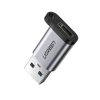 Adaptera adaptera spraudnis no USB-C uz USB 5GB/s pelēku