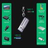 Adaptera adaptera spraudnis no USB-C uz USB 5GB/s pelēku