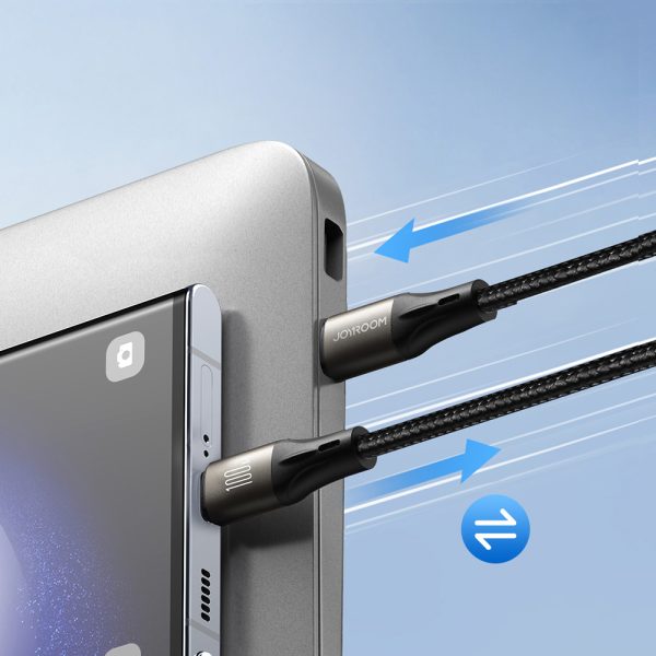 Kabelis USB-C 100W gaismas ātruma sērija 1,2m melns