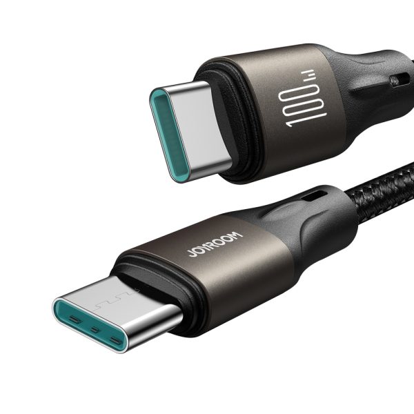 Kabelis USB-C 100W gaismas ātruma sērija 1,2m melns