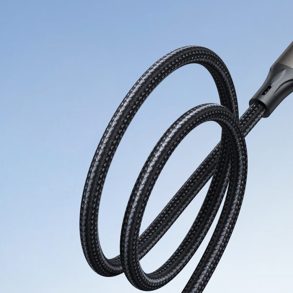 Kabelis USB-C 100W gaismas ātruma sērija 1,2m melns