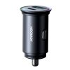 Mini automašīnas lādētājs 60W USB-A QC3.0 USB-C PD Black