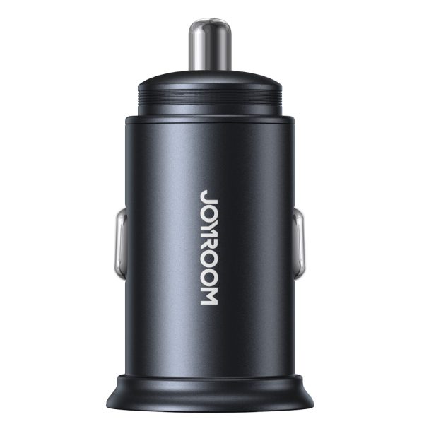 Mini automašīnas lādētājs 60W USB-A QC3.0 USB-C PD Black