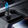 Mini automašīnas lādētājs 30W USB-A QC3.0 USB-C PD Black