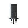 Gaan 140W Gan Charger UK 3X USB-C USB-A + USB-C kabelis 1,2m