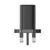 Ātrs 2X USB-C USB-A 32W USB-A 32W Heaver. Lielbritānija 32W angļu spraudnis