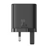 Ātrs 2X USB-C USB-A 32W USB-A 32W Heaver. Lielbritānija 32W angļu spraudnis