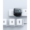 Ātrs 2X USB-C USB-A 32W USB-A 32W Heaver. Lielbritānija 32W angļu spraudnis
