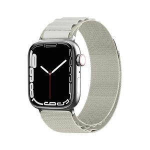 Josta ar tērauda Alpu sprādzi Apple Watch 38 / 40/41 mm sudraba
