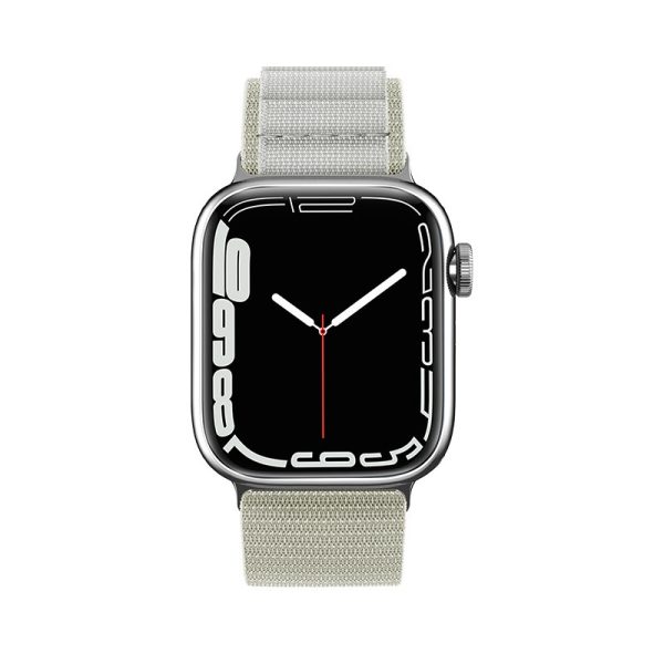 Josta ar tērauda Alpu sprādzi Apple Watch 38 / 40/41 mm sudraba