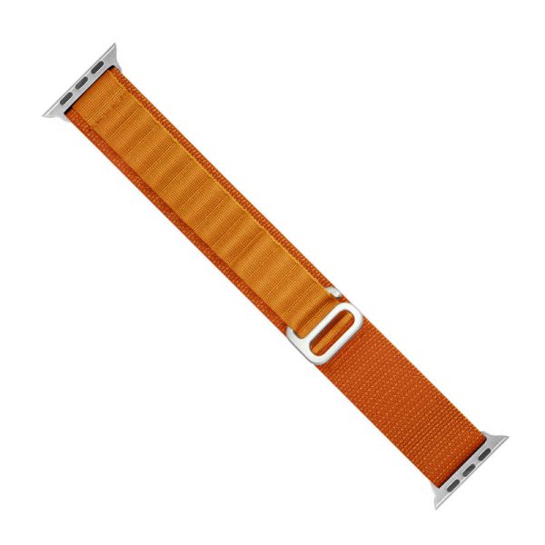Josta ar tērauda Alpu sprādzi Apple Watch 42/44/45/49 mm apelsīnu