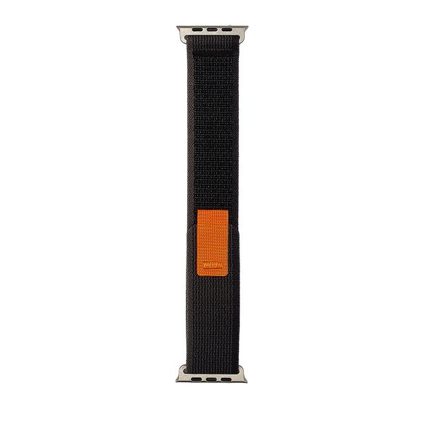 Treil Vida josta Apple Watch 42/44/45/49 mm melnā krāsā