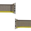 Treil Vida josta Apple Watch 42/44/45/49 mm melnā krāsā