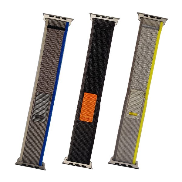 Treil Vida josta Apple Watch 42/44/45/49 mm melnā krāsā