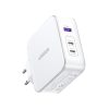 GAN nexode USB-A 2x USB-C 140W lādētājs + USB-C kabelis 1,5m balts