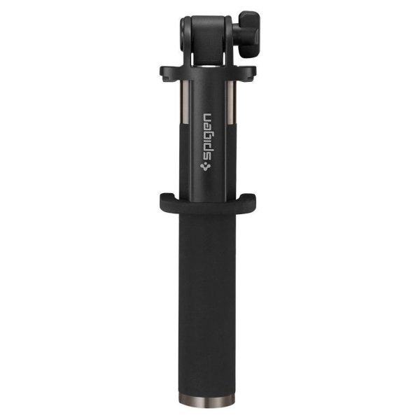 Augstas kvalitātes teleskopiskās nūjas pašbildes nūja 18-77cm melna