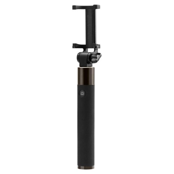Augstas kvalitātes teleskopiskās nūjas pašbildes nūja 18-77cm melna