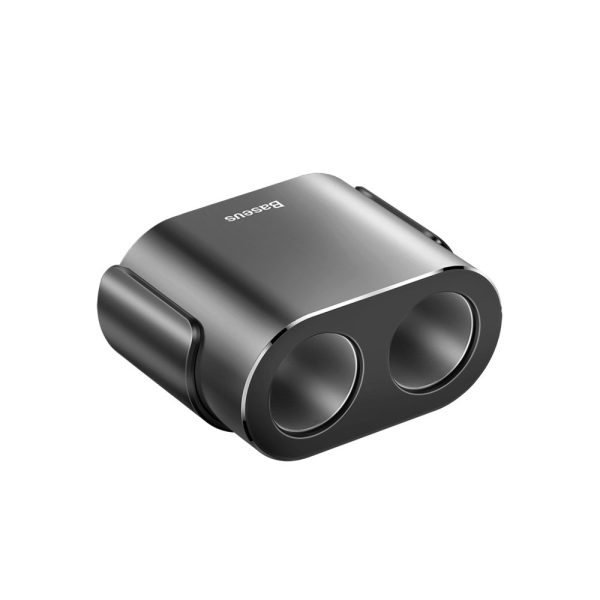Automašīnas šķiltavas ligzdas sadalītājs 2X USB 3.1A 17W melnais lādētājs