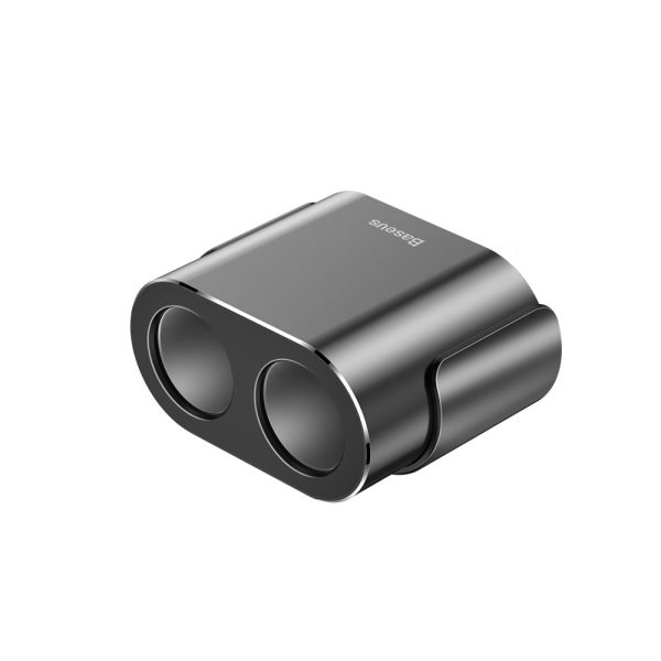 Automašīnas šķiltavas ligzdas sadalītājs 2X USB 3.1A 17W melnais lādētājs