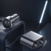 Automašīnas šķiltavas ligzdas sadalītājs 2X USB 3.1A 17W melnais lādētājs