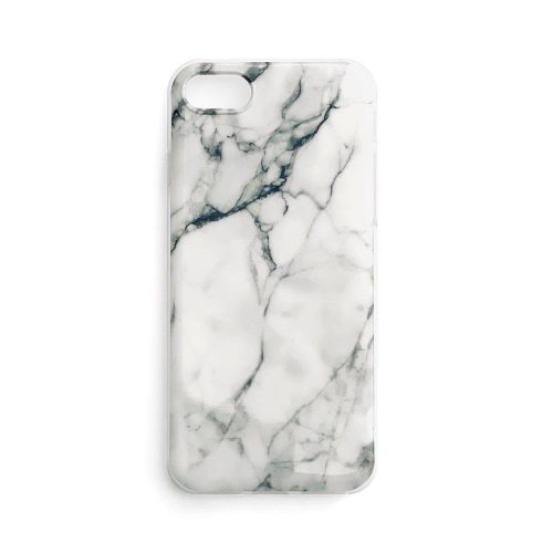 Gēla korpusa marmora korpuss Samsung Galaxy S21+ 5G marmora balts
